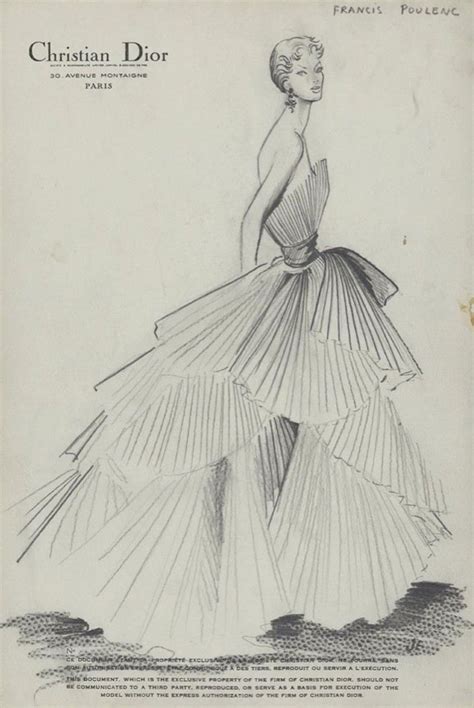 christian dior 1950s new look|christian dior fashion sketches.